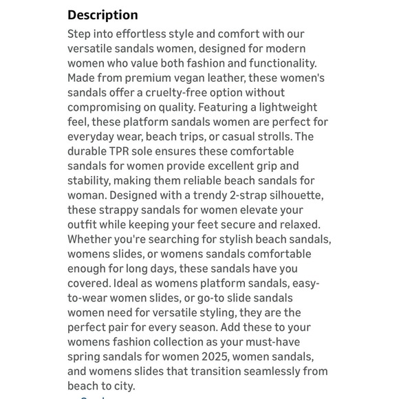 Project Cloud Women's Size 9 Hilltop Memory‎ Foam Sandals Lightweight Non-Slip - Picture 7 of 9